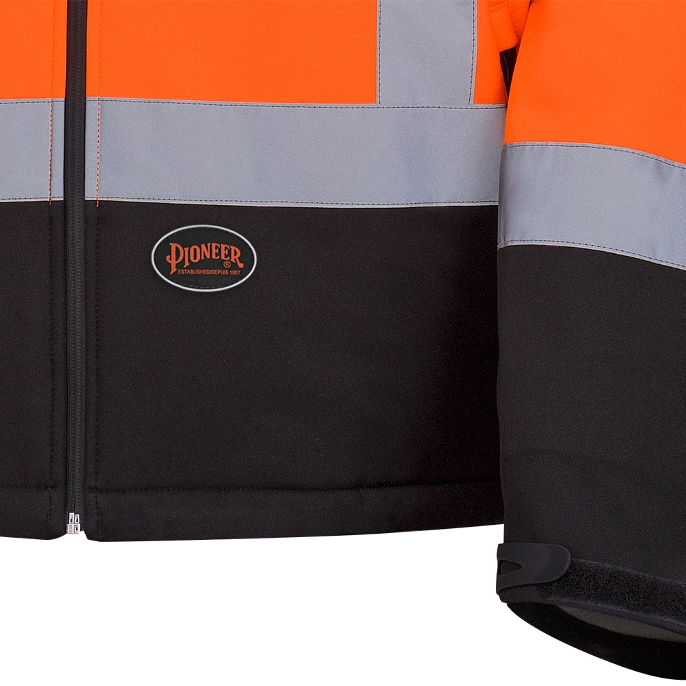 Pioneer Softshell Hi Vis Mechanical Strength Jacket | S-4XL Hi-Vis Work Wear 7 Pioneer Softshell Hi Vis Mechanical Strength Jacket | S-4XL Hi-Vis Work Wear