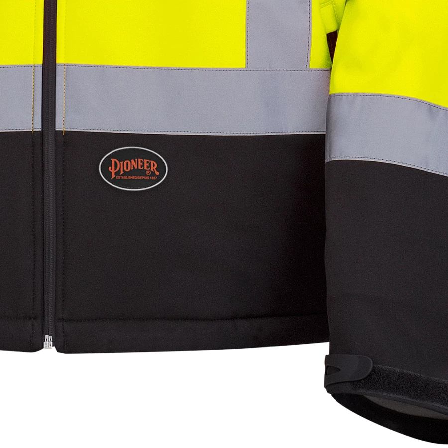 Pioneer Softshell Hi Vis Mechanical Strength Jacket | S-4XL Hi-Vis Work Wear 10 Pioneer Softshell Hi Vis Mechanical Strength Jacket | S-4XL Hi-Vis Work Wear