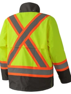 Pioneer Trilobal 300D Ripstop Waterproof Safety Rain Jacket | S-4XL 16 Pioneer Trilobal 300D Ripstop Waterproof Safety Rain Jacket | S-4XL