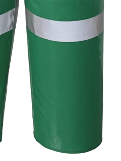 Ranpro CA-43® FR Chemical/Acid Resistant Safety Bib Pants - PVC/Poly | Green | Sizes Small - 4XL Flame Resistant Work Wear