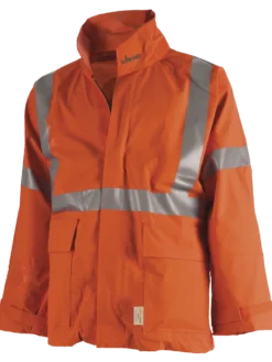 Flame Resistant Work Wear Ranpro Petro-Gard® FR/ARC Rated Safety Jacket - Neoprene Coated Nomex® | Orange | Sizes Small - 4XL