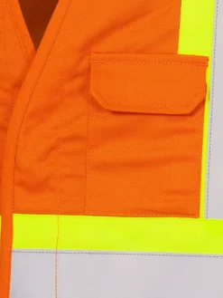 Pioneer FR-TECH 88/12 FR Safety Vest 7 Oz | Sizes S - 4XL Flame Resistant Work Wear 13 Pioneer FR-TECH 88/12 FR Safety Vest 7 Oz | Sizes S - 4XL Flame Resistant Work Wear