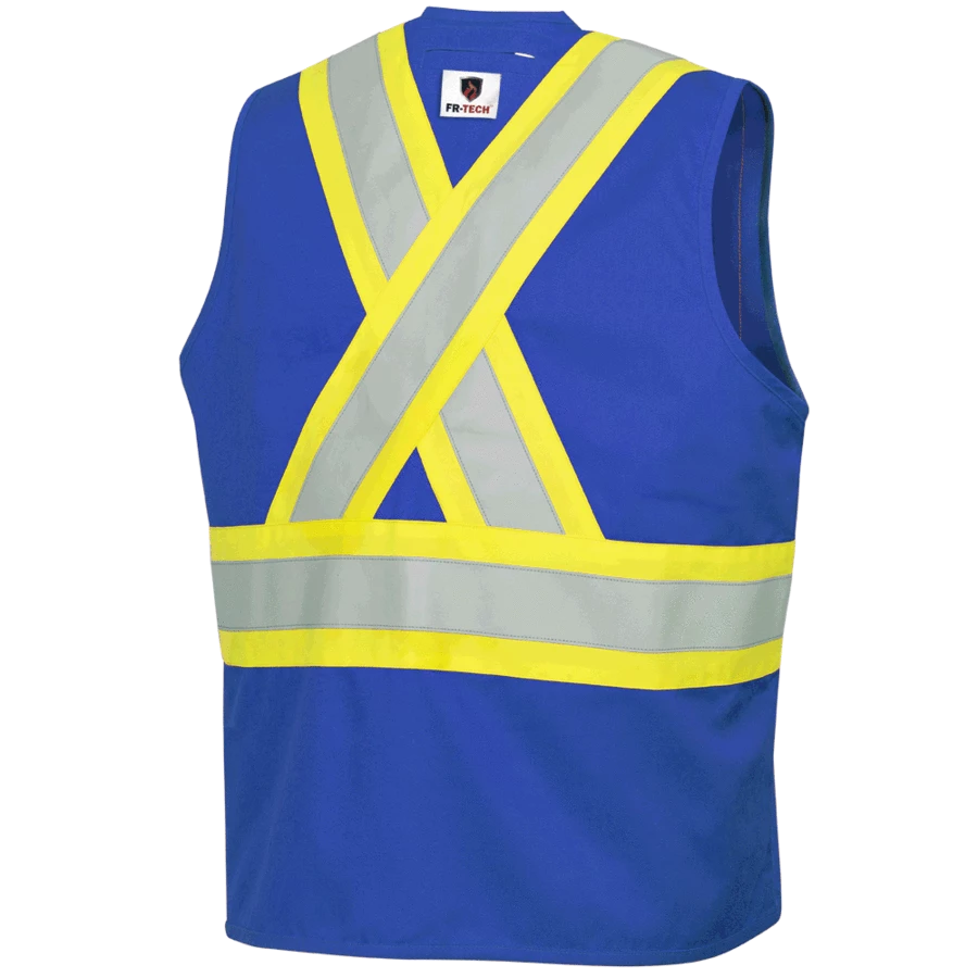 Pioneer FR-TECH 88/12 FR Safety Vest 7 Oz | Sizes S - 4XL Flame Resistant Work Wear 10 Pioneer FR-TECH 88/12 FR Safety Vest 7 Oz | Sizes S - 4XL Flame Resistant Work Wear