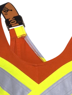 Flame Resistant Work Wear Pioneer FR-TECH Flame Resistant 7 Oz Hi-Viz Safety Overalls | Sizes S - 5XL