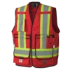 Flame Resistant Work Wear Pioneer FR-TECH® 88/12 FR/ARC Rated Surveyor's Safety Vest 7 Oz | Sizes S - 4XL 2 Flame Resistant Work Wear Pioneer FR-TECH® 88/12 FR/ARC Rated Surveyor's Safety Vest 7 Oz | Sizes S - 4XL