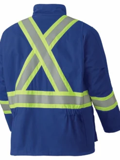 Flame Resistant Work Wear Pioneer Flame Resistant Hi-Vis Cotton Winter Parka | S-5XL