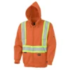 Pioneer Flame Resistant Zip Style Heavyweight Cotton Safety Hoodie | Sizes XS-7XL