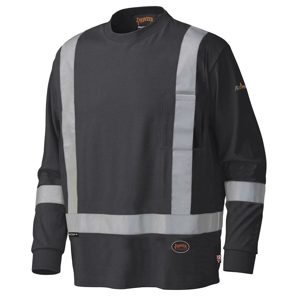 Flame Resistant Work Wear Pioneer Flame Resistant Long-Sleeved Cotton Safety Shirt | Sizes M-5XL 3 Flame Resistant Work Wear Pioneer Flame Resistant Long-Sleeved Cotton Safety Shirt | Sizes M-5XL
