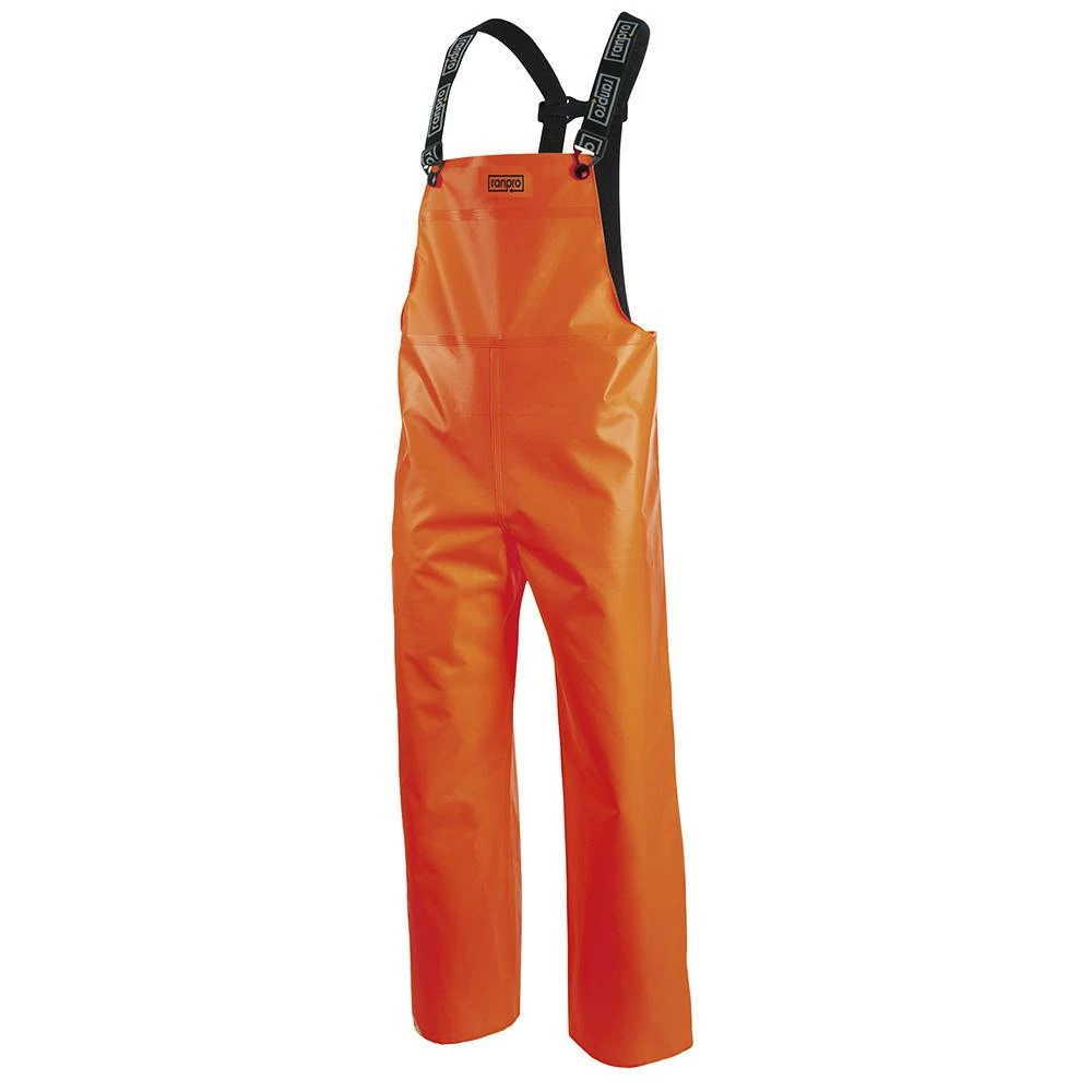 Work Wear Ranpro Rainshield Anti-Fungal Waterproof Rain Bib Pants | Orange | S-4XL 3 Work Wear Ranpro Rainshield Anti-Fungal Waterproof Rain Bib Pants | Orange | S-4XL