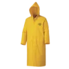 Pioneer FR Waterproof Long Coat - 48" Length - PVC/POLY/PVC | Yellow | Sizes S - 5XL Flame Resistant Work Wear