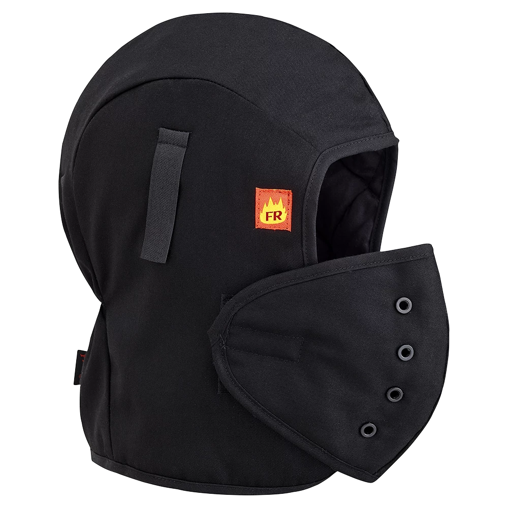 Pioneer Flame Resistant Quilted Hard Hat Liner - Detachable Mouthpiece Work Hats 4 Pioneer Flame Resistant Quilted Hard Hat Liner - Detachable Mouthpiece Work Hats