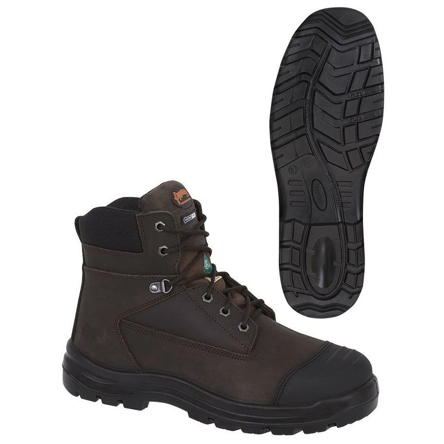 6 Inch Safety Boots Pioneer Leather 6" Safety Work Boots | Sizes 7 - 14 4 6 Inch Safety Boots Pioneer Leather 6" Safety Work Boots | Sizes 7 - 14