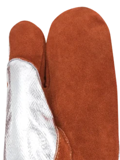 Ranpro High Heat Aluminized/Leather Combo Mitts Personal Protective Equipment