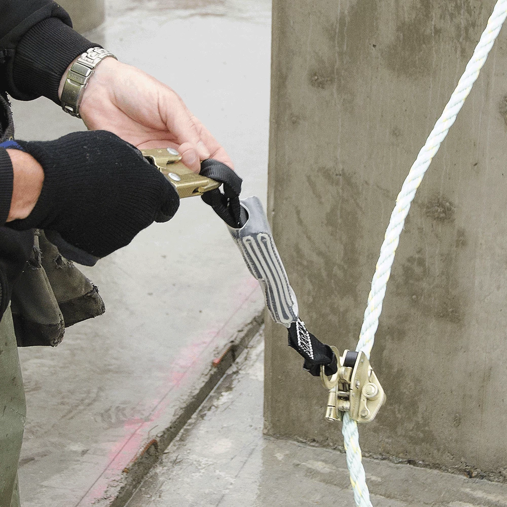 Peakworks E4 Shock Absorbing Lanyard W/ Single Leg Snap & ADP Rope Grab - 2 Ft 4 Peakworks E4 Shock Absorbing Lanyard W/ Single Leg Snap & ADP Rope Grab - 2 Ft