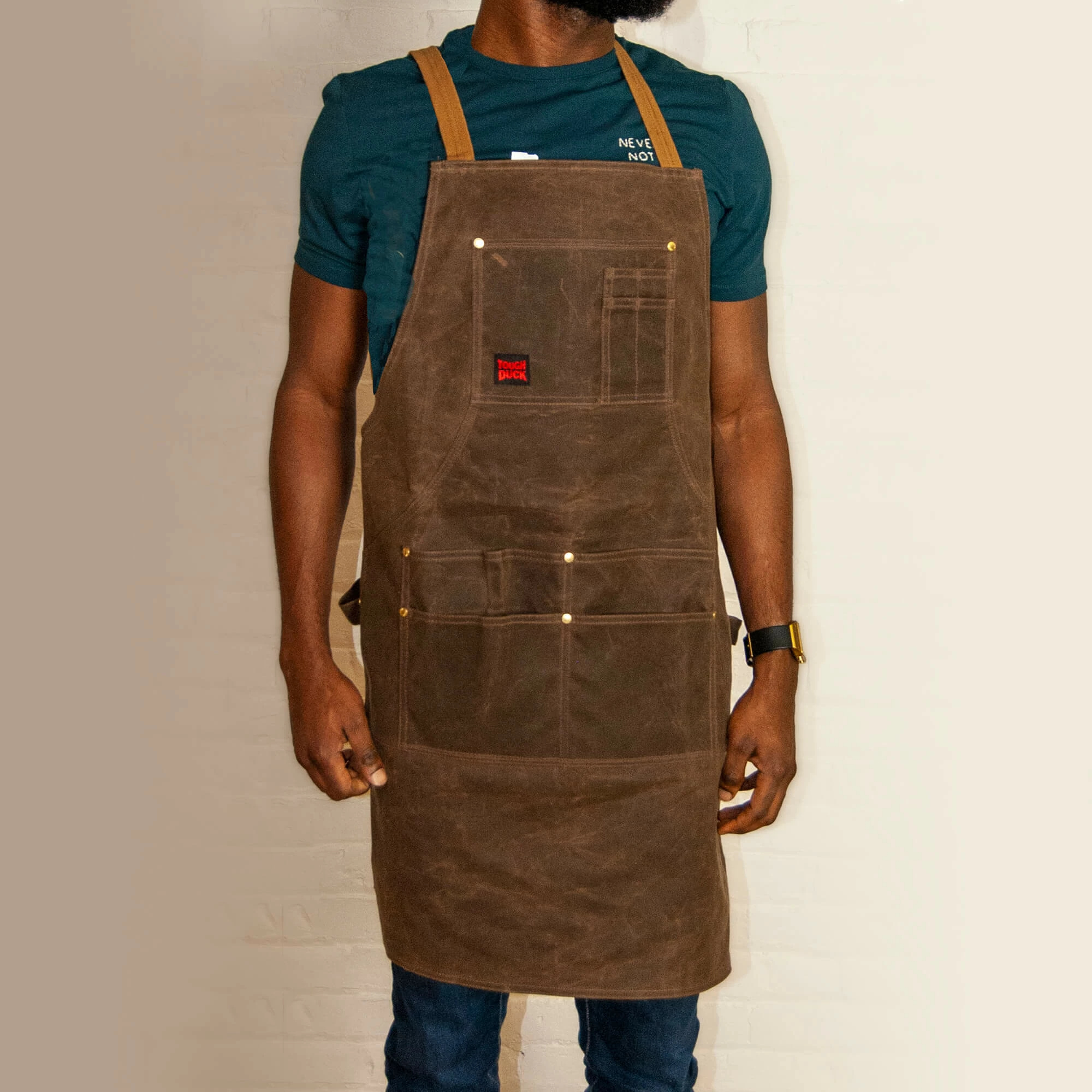 Tough Duck WA121 Waxed Cotton Apron Work Wear 4 Tough Duck WA121 Waxed Cotton Apron Work Wear