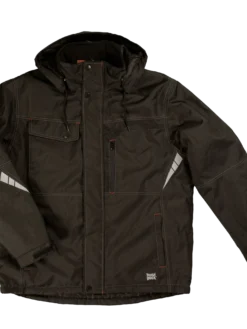 Work Wear Tough Duck WJ13 Poly Oxford Jacket | Black | S - 5XL