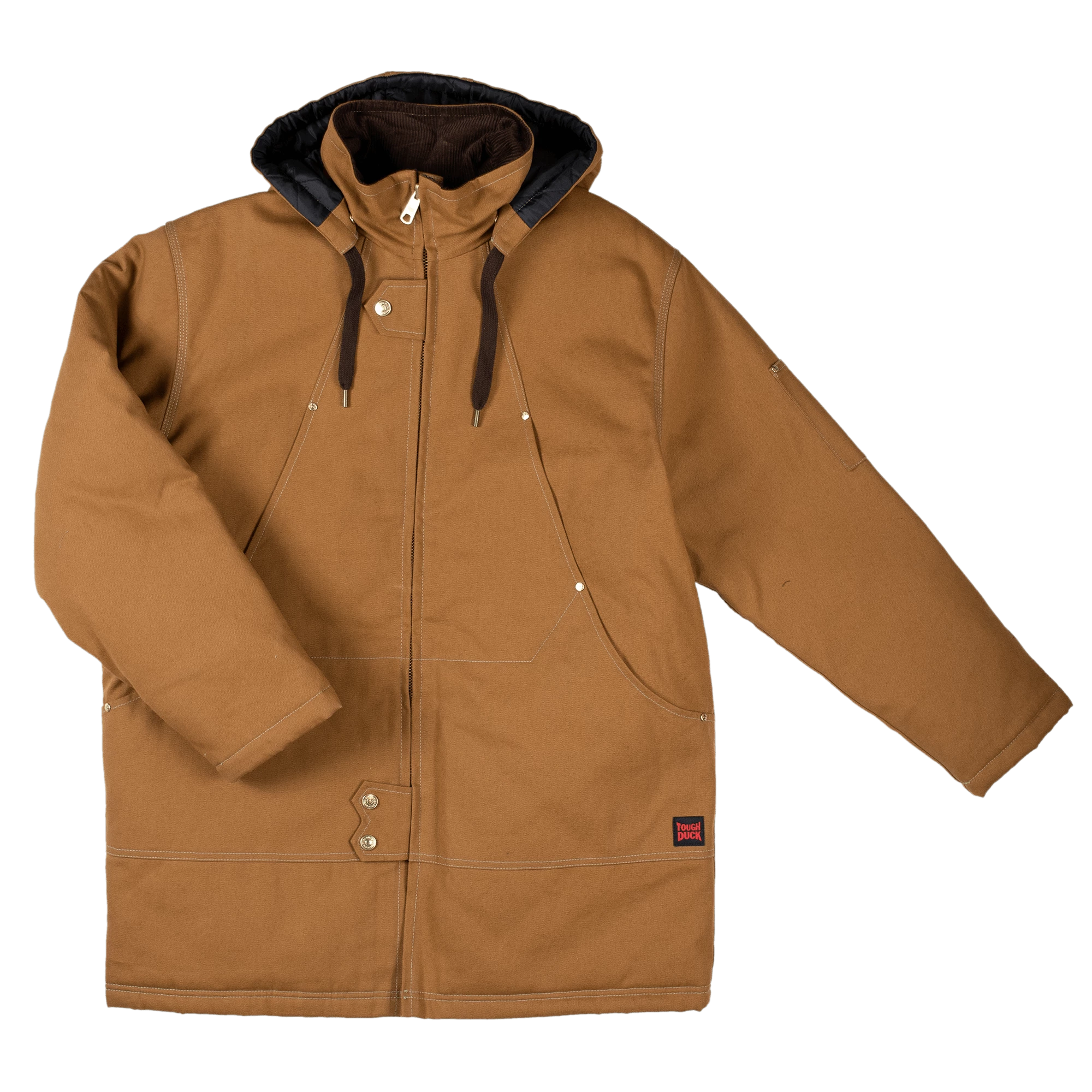 Tough Duck WJ18 Abraham Hydro Parka | Brown | Limited Size Selection 3 Tough Duck WJ18 Abraham Hydro Parka | Brown | Limited Size Selection