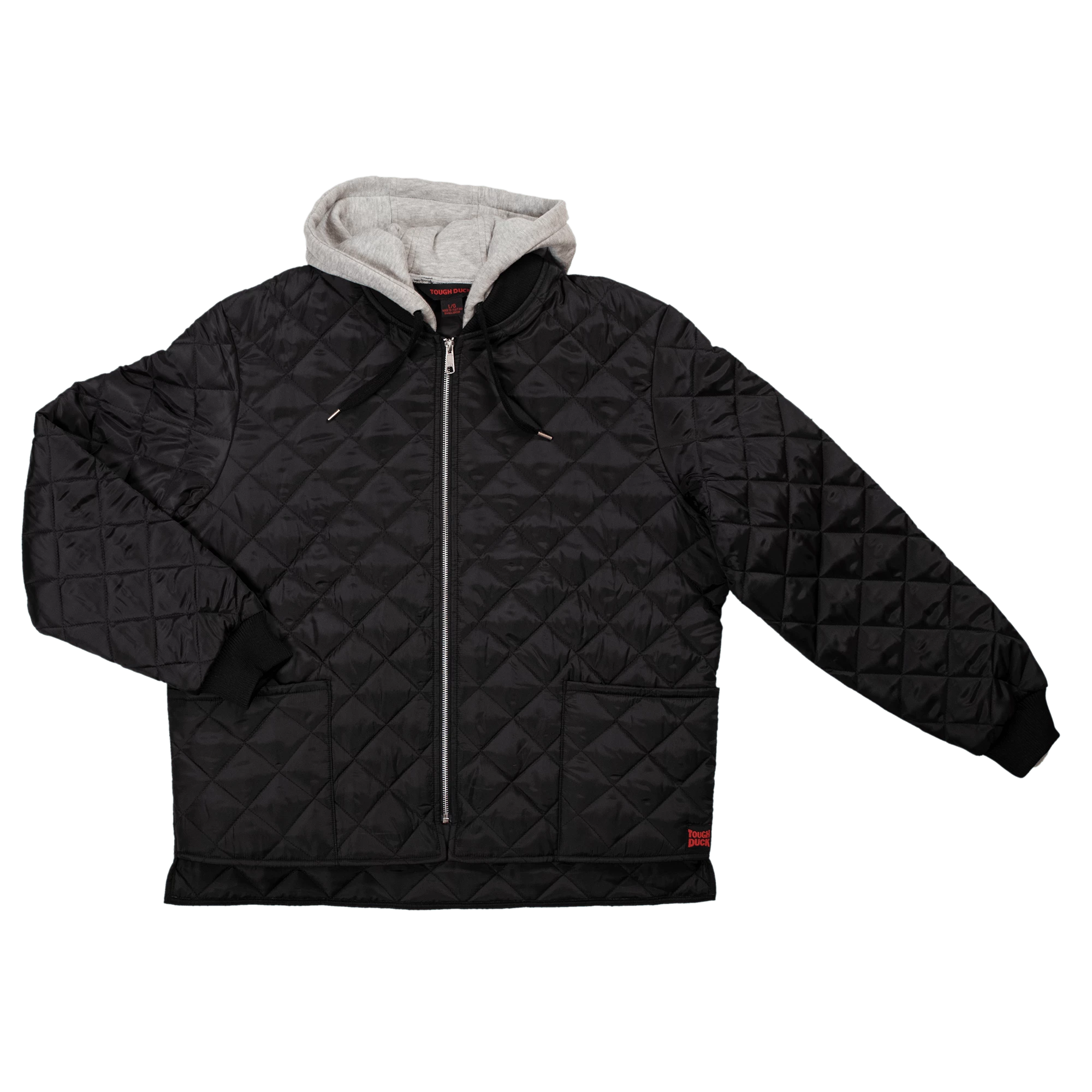 Work Wear Tough Duck WJ26 Hooded Freezer Jacket | Black | S-3XL 3 Work Wear Tough Duck WJ26 Hooded Freezer Jacket | Black | S-3XL
