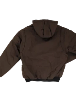 Tough Duck WJ30 Premium Hooded Bomber Jacket With Rib Knit Cuffs | S-5XL Work Wear