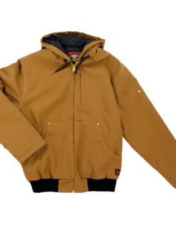 Tough Duck WJ35 Premium Hooded Bomber Jacket With Storm Cuffs | S-3XL