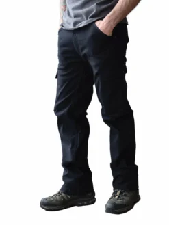 Work Wear Tough Duck WP01 Heavy Duty Flex Duck Cargo Work Pant | Black | Sizes 30 - 44