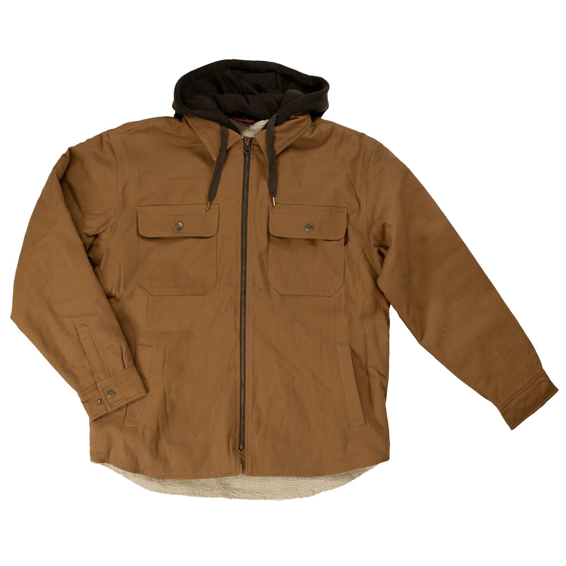 Tough Duck WS03 Sherpa Lined Duck Jac-Shirt | S-3XL Work Wear 5 Tough Duck WS03 Sherpa Lined Duck Jac-Shirt | S-3XL Work Wear