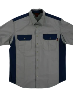 Tough Duck WS18 Short Sleeve Stretch Ripstop Color Block Shirt