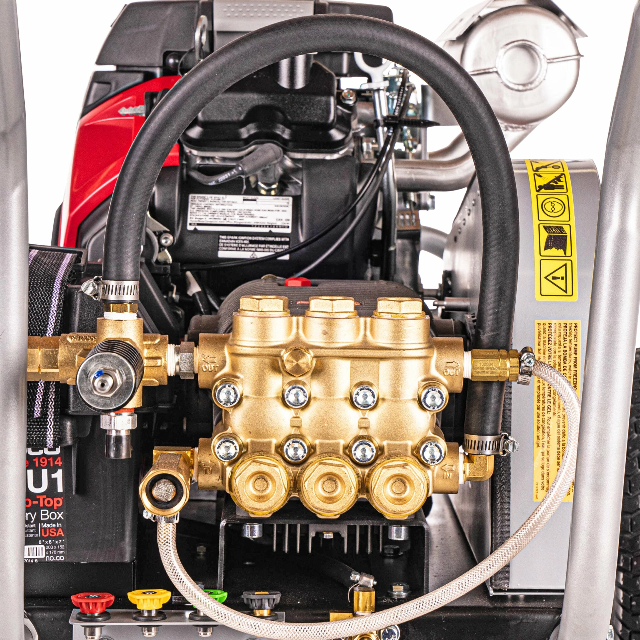 Simpson Water Shotgun Cold Water Belt Drive Honda V-Twin GX630 (688cc) Gas Engine Pressure Washer - 5000 PSI - 5.0 GPM Triplex Pump 10 Simpson Water Shotgun Cold Water Belt Drive Honda V-Twin GX630 (688cc) Gas Engine Pressure Washer - 5000 PSI - 5.0 GPM Triplex Pump