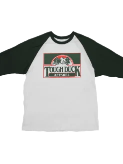 Tough Duck WT02 Forest Throwback Baseball T-Shirt | Sizes Small - 2XL Work Wear