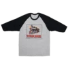 Work Wear Tough Duck WT04 Locomotive Throwback Baseball T-Shirt | Sizes Small - 2XL