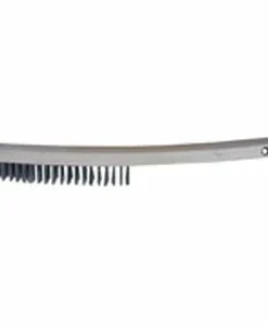 Unex 14" Wire Scratch Brush, Wooden Handle, Stainless Steel Bristles Maintenance Supplies
