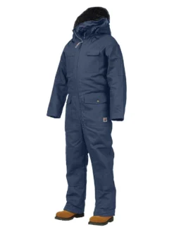 Tough Duck Work King 7760 Deluxe Insulated Cotton Duck Coveralls | Navy | S-5XL Work Wear
