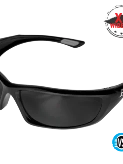Edge Eyewear Edge Robson XL Wide Fit Vapor Shield Polarized Safety Glasses - Smoke Lens (Pack Of 6)