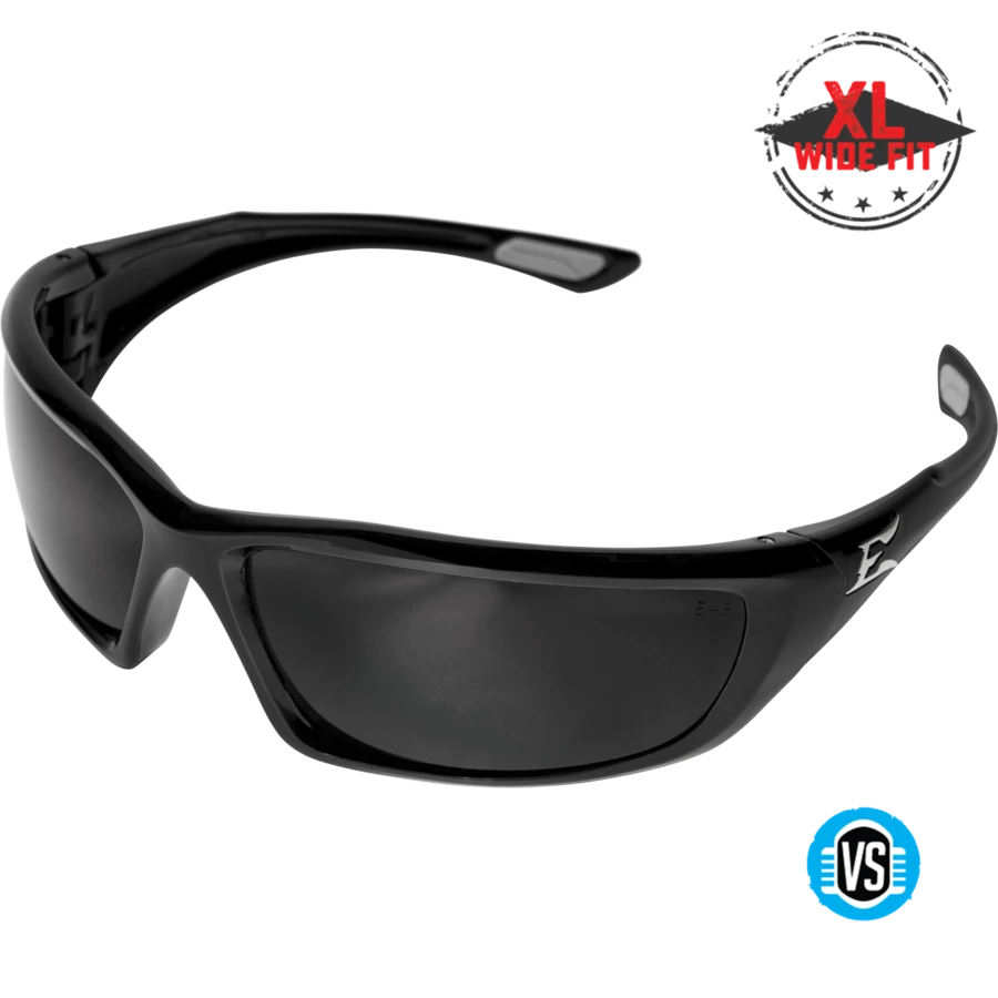 Edge Eyewear Edge Robson XL Wide Fit Vapor Shield Polarized Safety Glasses - Smoke Lens (Pack Of 6) 3 Edge Eyewear Edge Robson XL Wide Fit Vapor Shield Polarized Safety Glasses - Smoke Lens (Pack Of 6)