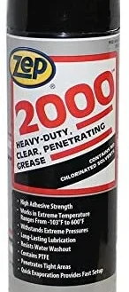 Zep 2000 Heavy-Duty Aerosol Penetrating Grease | 13 Oz Can - Case Of 12