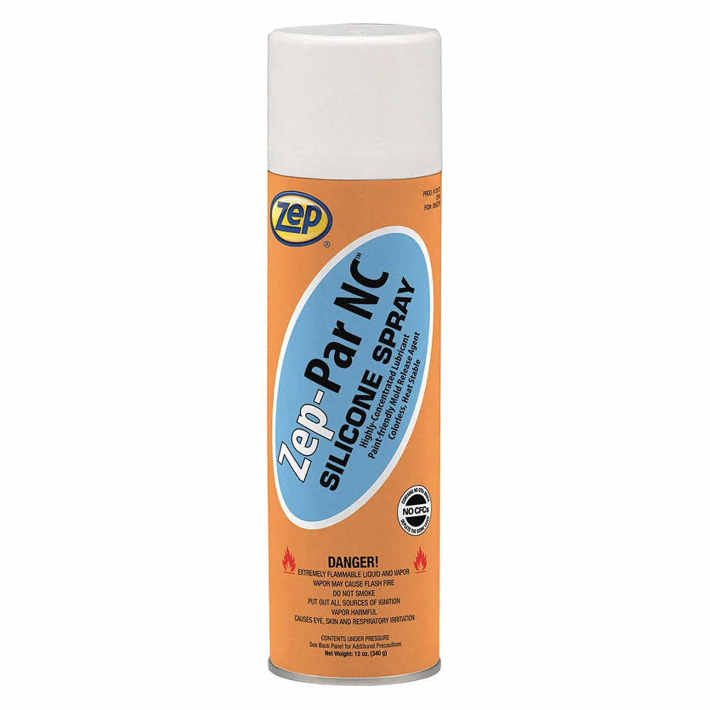 Zep PAR NC Silicone Spray Lubricant | 12 Oz Can - Case Of 12 3 Zep PAR NC Silicone Spray Lubricant | 12 Oz Can - Case Of 12