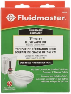 Maintenance Supplies Fluidmaster 3" Adjustable Toilet Flush Valve With Flapper 8 Maintenance Supplies Fluidmaster 3
