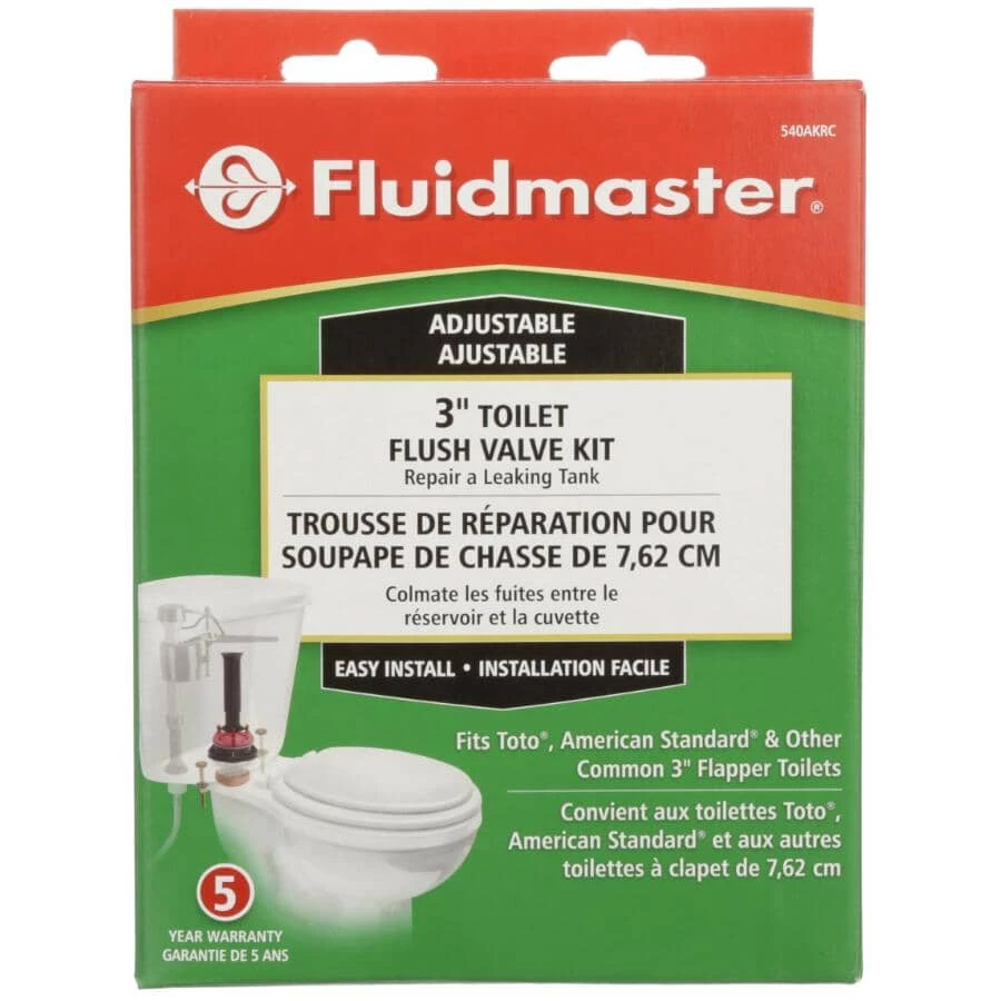 Maintenance Supplies Fluidmaster 3" Adjustable Toilet Flush Valve With Flapper 5 Maintenance Supplies Fluidmaster 3" Adjustable Toilet Flush Valve With Flapper
