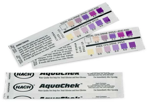 Hach Individually Wrapped Free & Total Chlorine Test Strips, 0-10mg/L - Pack Of 250 Water Testing Equipment 3 Hach Individually Wrapped Free & Total Chlorine Test Strips, 0-10mg/L - Pack Of 250 Water Testing Equipment