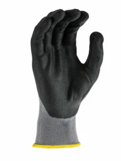 Work Gloves Radians Nylon Glove With Foam Nitrile Gripper Palm - Pack Of 12 Pairs 7 Work Gloves Radians Nylon Glove With Foam Nitrile Gripper Palm - Pack Of 12 Pairs