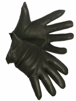 Forcefield Work Gloves "Dirty Harry" Thinsulate Lined Black Deerskin Driver's Glove