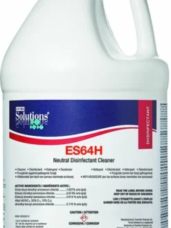 Enviro-Solutions ES64H Neutral Disinfectant Cleaner (4/case) Cleaning Supplies