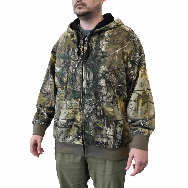 DeWalt Workwear DEWALT® Men's Heated Realtree Xtra® Camouflage Hoodie Sweatshirt Kitted With Battery | Sizes S - 3XL Work Wear 8 DeWalt Workwear DEWALT® Men's Heated Realtree Xtra® Camouflage Hoodie Sweatshirt Kitted With Battery | Sizes S - 3XL Work Wear