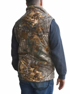 DeWalt Workwear Work Wear DEWALT® Realtree Xtra® Men's Camouflage Fleece Heated Vest Kitted With Battery | Sizes S - 3XL