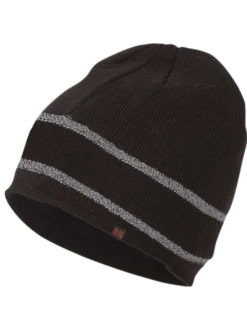 Tough Duck Acrylic Knit Cap W/ Reflective Striping