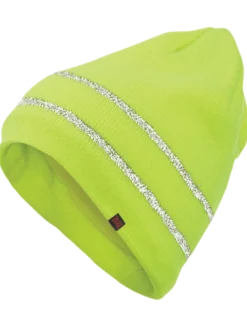 Tough Duck Acrylic Knit Cap W/ Reflective Striping