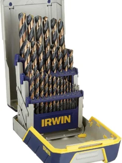 Irwin Cobalt M-42 Metal Index Drill Bit Set - 29 Piece Power Tool Accessories