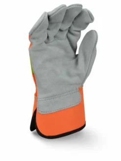 Radians Hi-Vis Split Cowhide Leather Work Glove - Pack Of 12 Pairs 7 Radians Hi-Vis Split Cowhide Leather Work Glove - Pack Of 12 Pairs