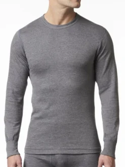 Stanfields Stanfield's 1453 Two-Layer Long Sleeve Shirt | Charcoal | Sizes S - XL | Pack Of 2 Pairs Work Wear