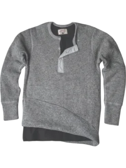 Stanfields Stanfield's 1315L Fleece Lined Heavy Weight Wool Long Sleeve | Grey | Sizes S - 2XL Work Wear